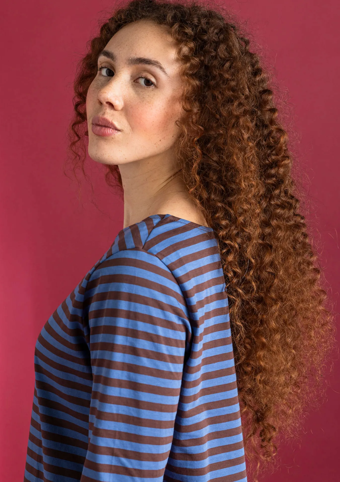 Basic-Streifenshirt aus Bio-Baumwolle