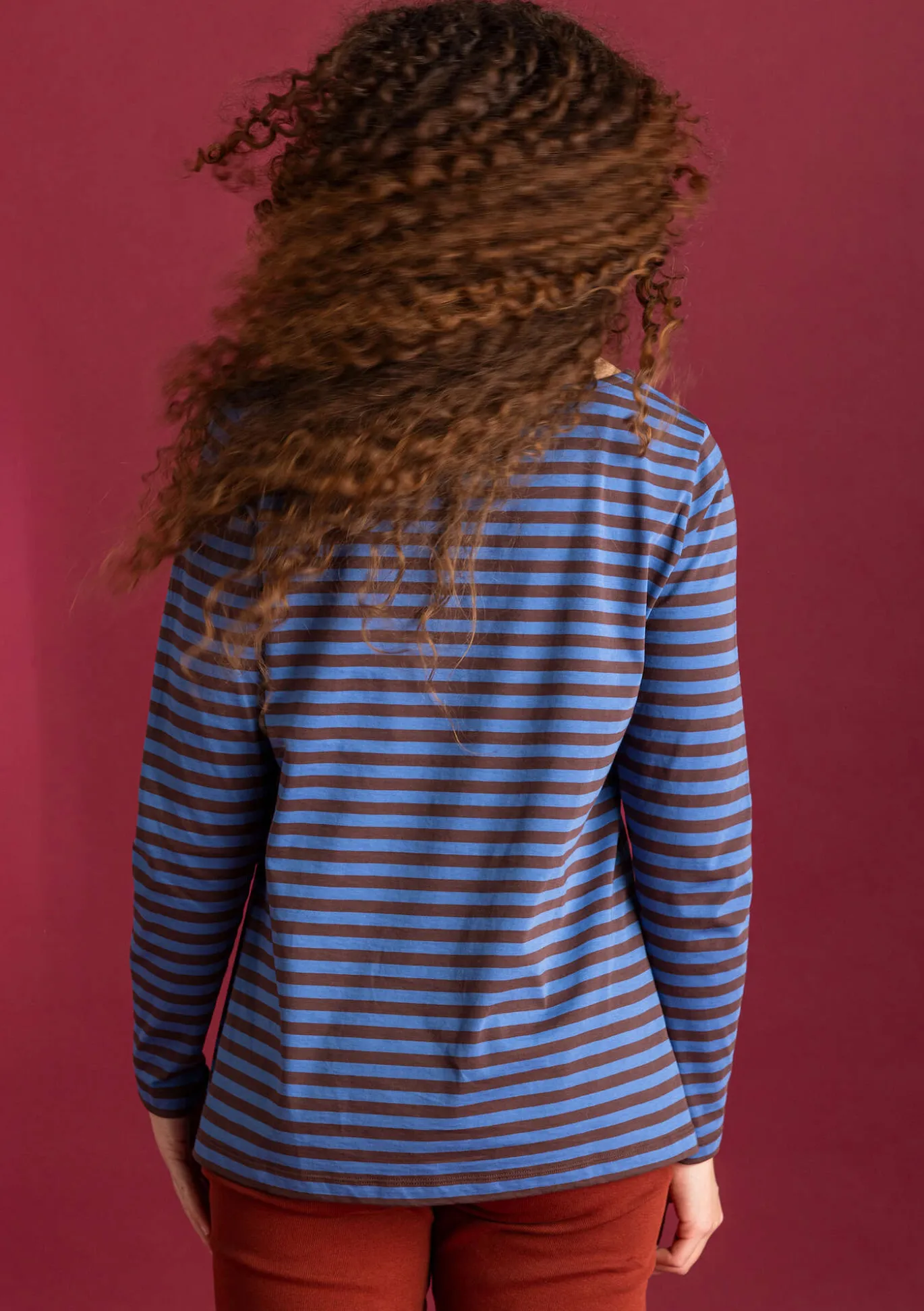 Basic-Streifenshirt aus Bio-Baumwolle