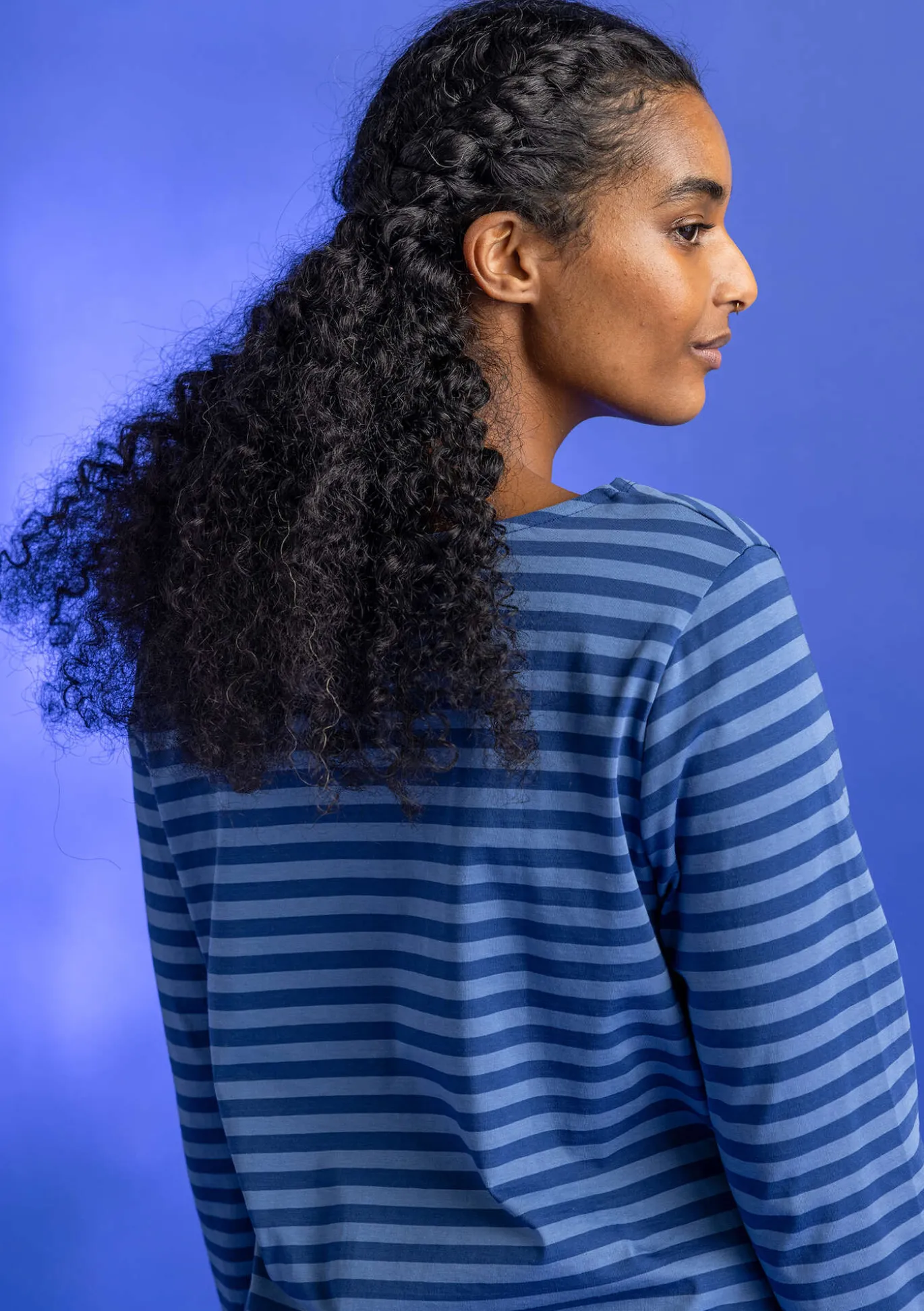 Basic-Streifenshirt aus Bio-Baumwolle