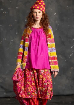 Bluse aus Baumwolle/Seide