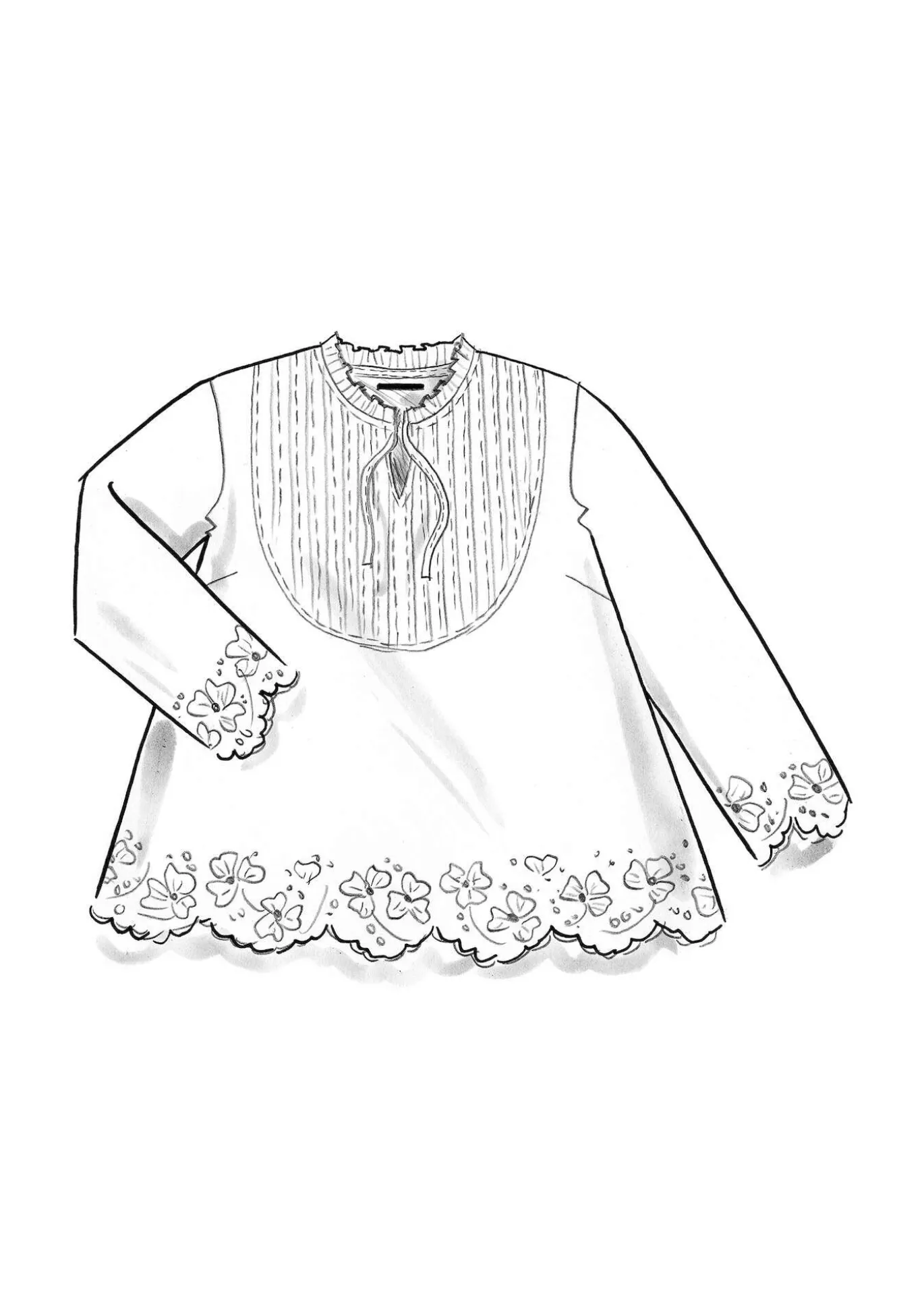 Bluse „Birta“ aus Bio-Baumwolle