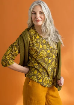 Bluse „Hedda“ aus Bio-Baumwollgewebe