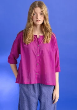 Bluse „Hedda“ aus Bio-Baumwollgewebe
