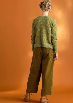 Cordhose aus Bio-Baumwolle/Elasthan