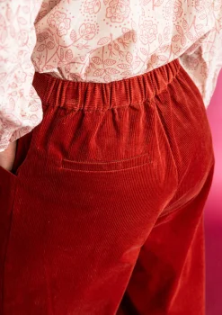 Cordhose aus Bio-Baumwolle/Elasthan