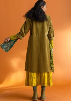 Cordkleid aus Bio-Baumwolle/Elasthan