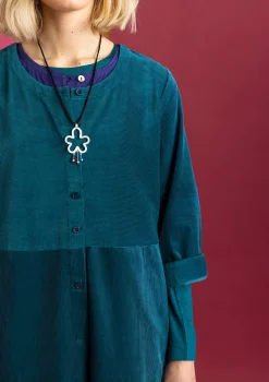 Cordkleid aus Bio-Baumwolle/Elasthan