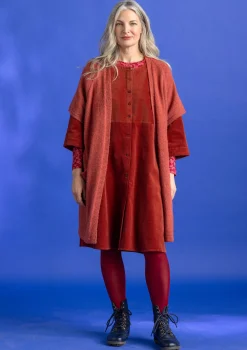 Cordkleid aus Bio-Baumwolle/Elasthan