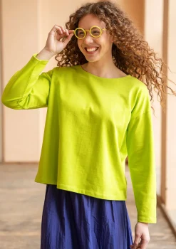 Einfarbiges Shirt aus Bio-Baumwolle