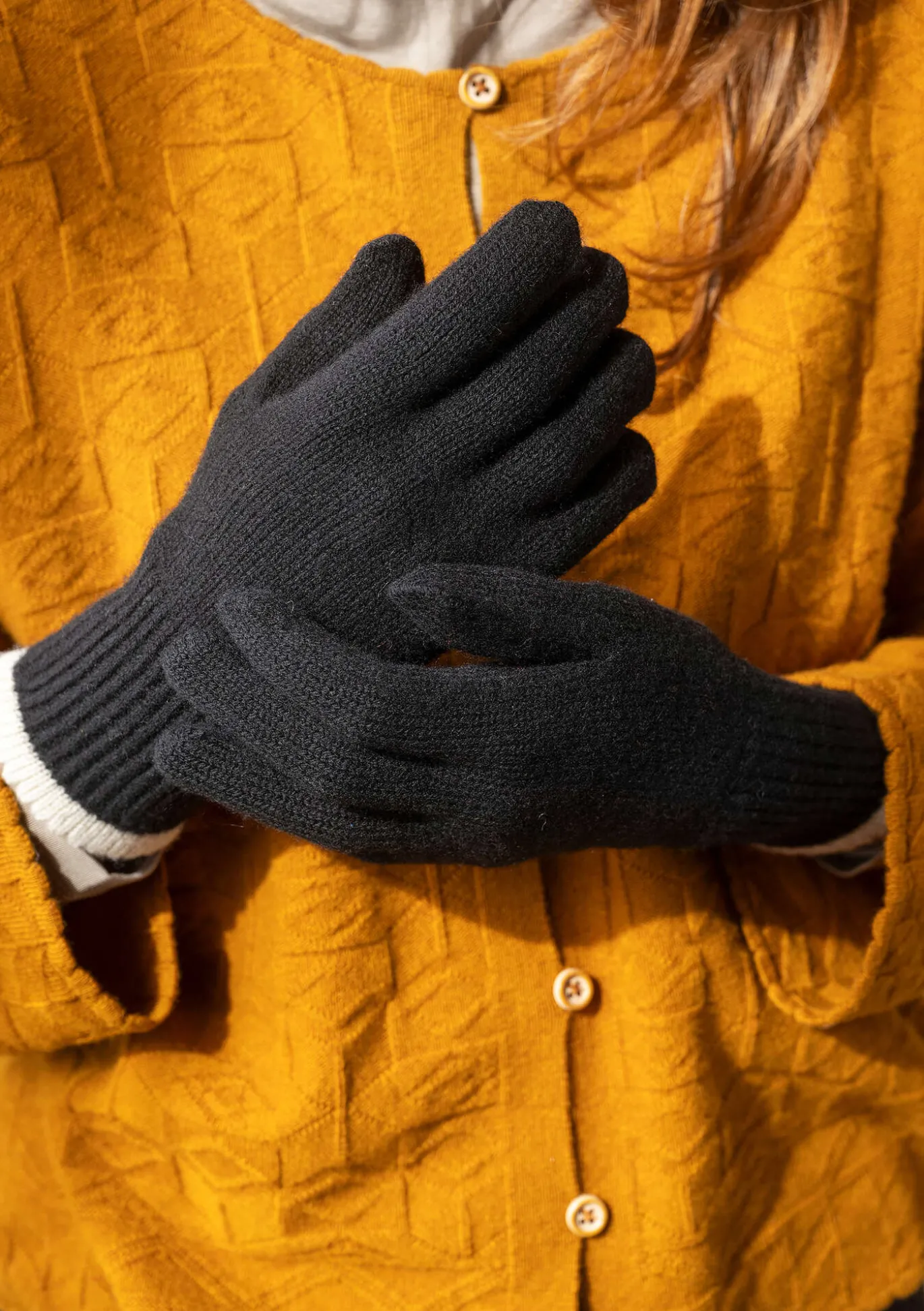 Fingerhandschuhe aus Lammwolle