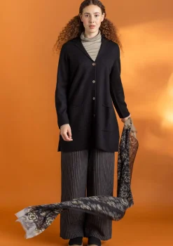 Gestrickter Blazer aus gefilzter Bio-Wolle
