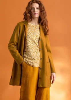 Gestrickter Blazer aus gefilzter Bio-Wolle