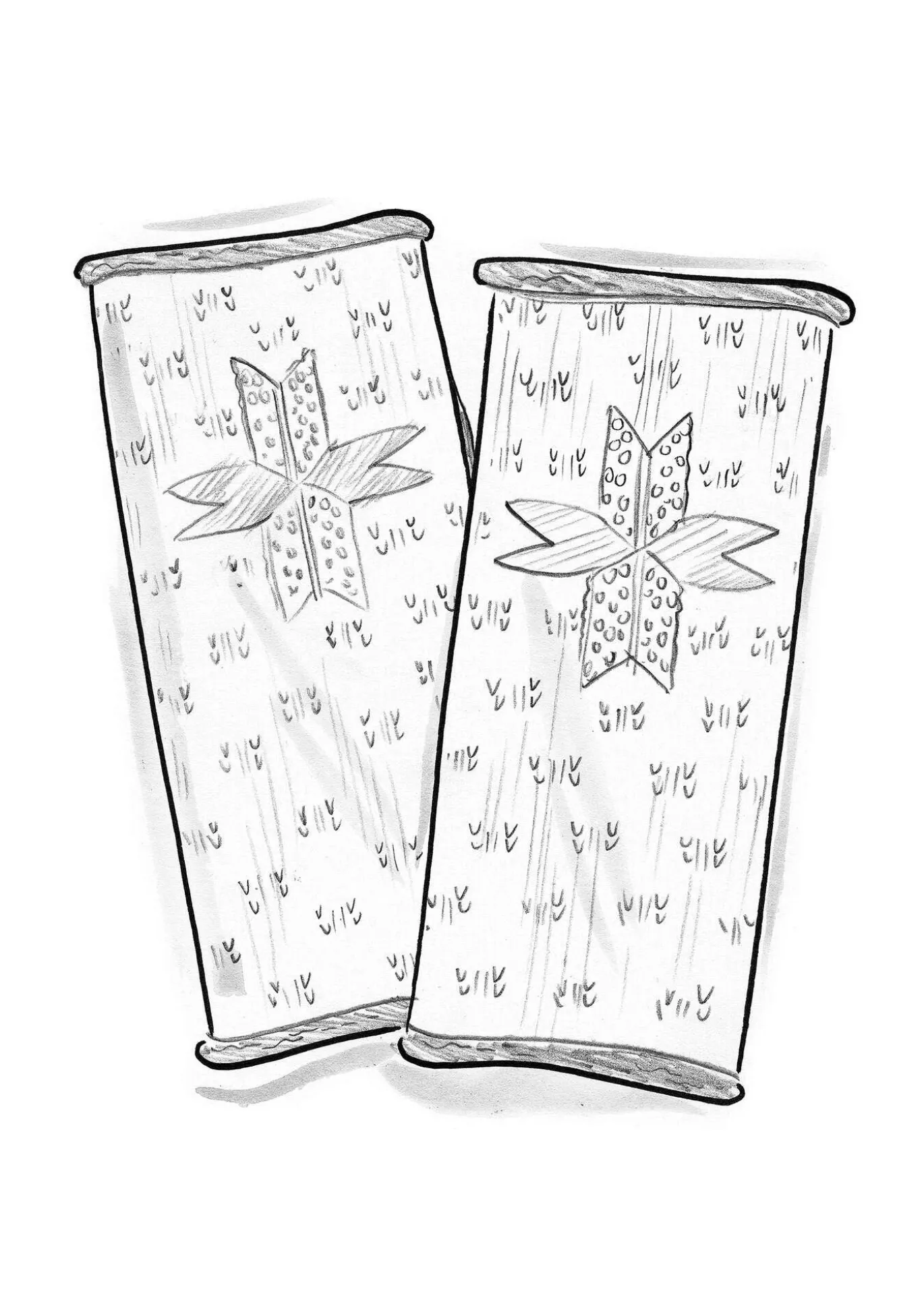 Handstulpen „Vega“ aus Recycling-Wolle/Lammwolle