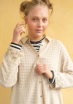 Hemdblusenkleid „Värmland“ aus Bio-Baumwollgewebe