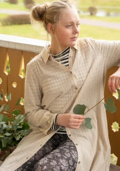 Hemdblusenkleid „Värmland“ aus Bio-Baumwollgewebe