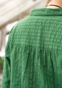 Hemdblusenkleid „Värmland“ aus Bio-Baumwollgewebe