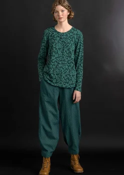 Hose aus Bio-Baumwolldobby