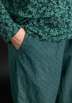 Hose aus Bio-Baumwolldobby