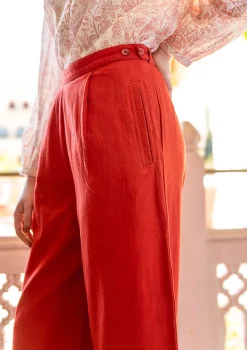 Hose „Stina“ aus Bio-Baumwollgewebe