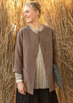 Jacke aus Leinen/Bio-Baumwolle
