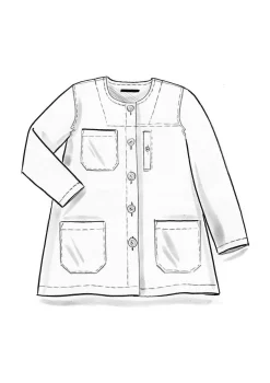 Jacke aus Leinen/Bio-Baumwolle