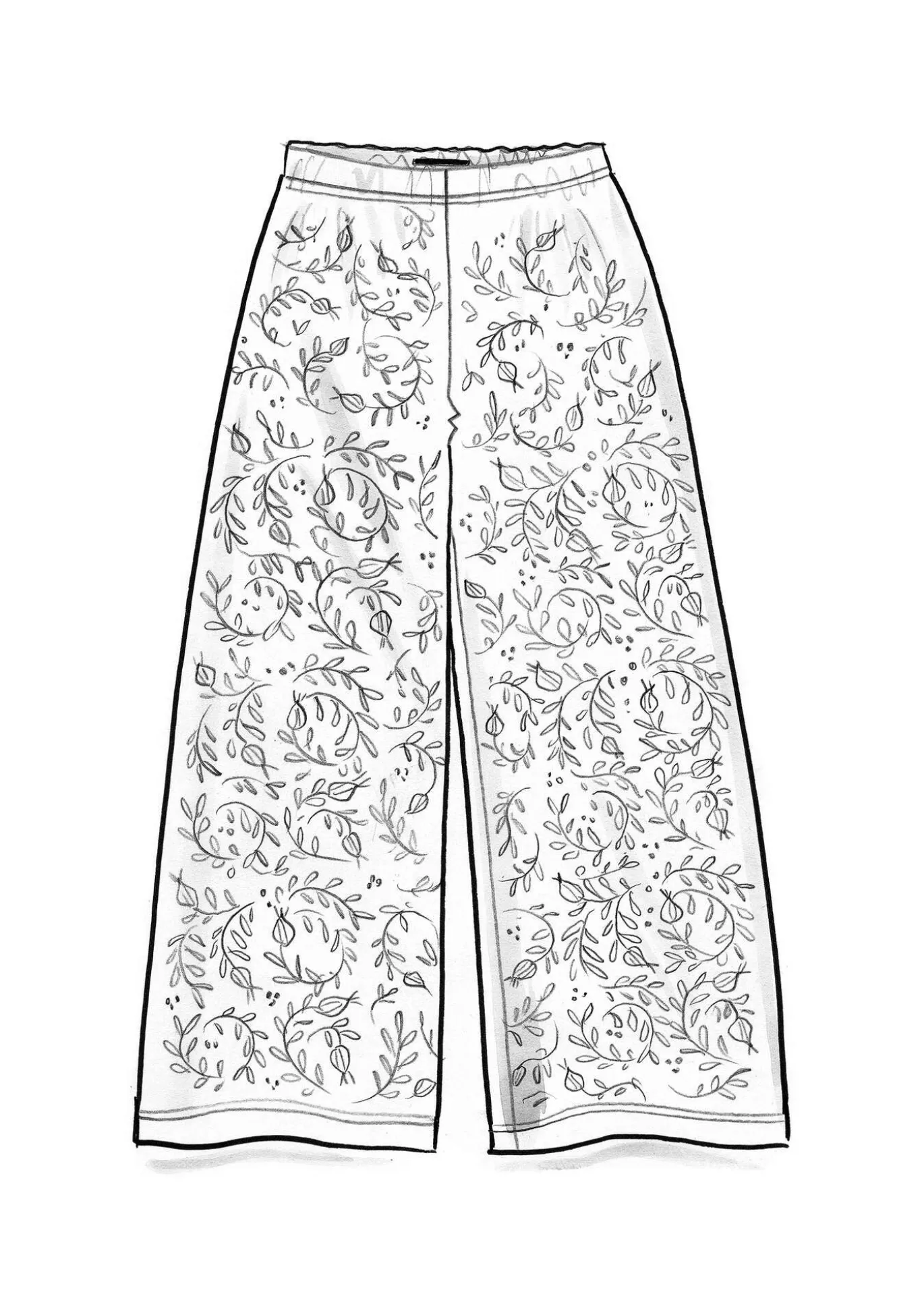 Jerseyhose „Aurora“ aus Bio-Baumwolle/Modal/Elasthan