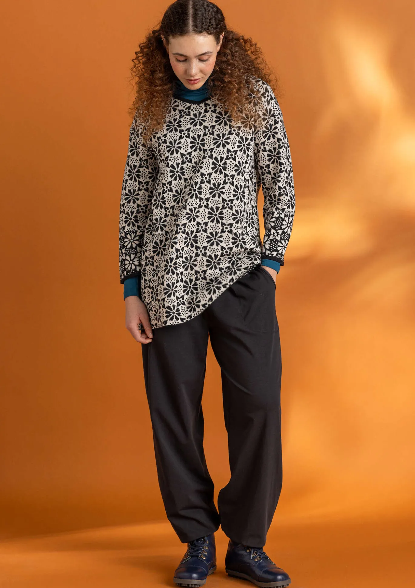 Jerseyhose aus Bio-Baumwolle/Elasthan