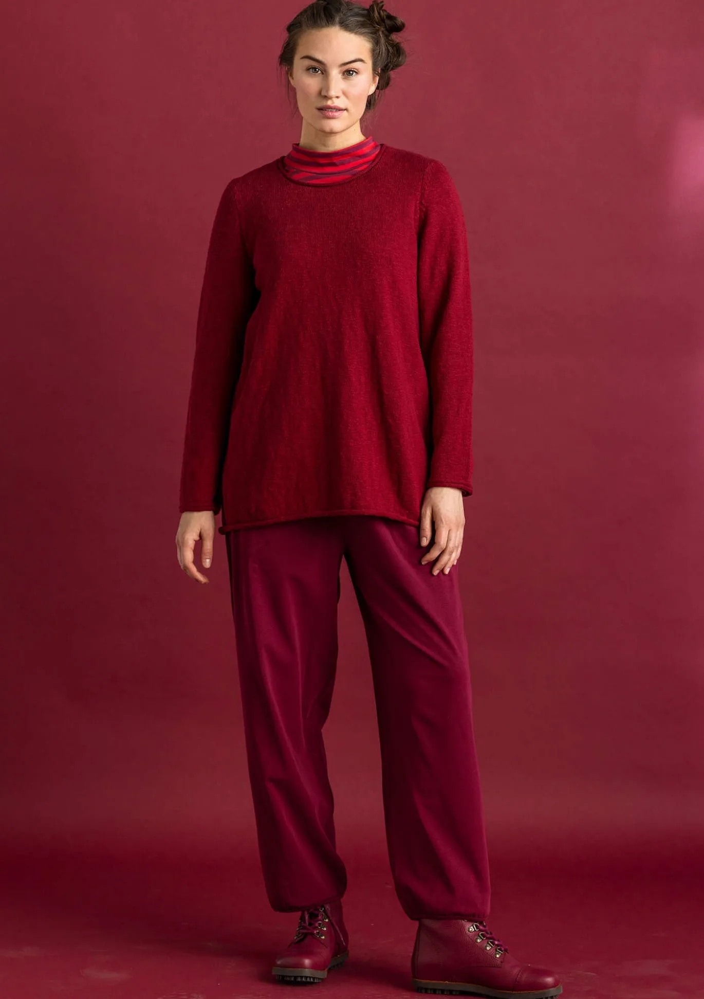 Jerseyhose aus Bio-Baumwolle/Elasthan