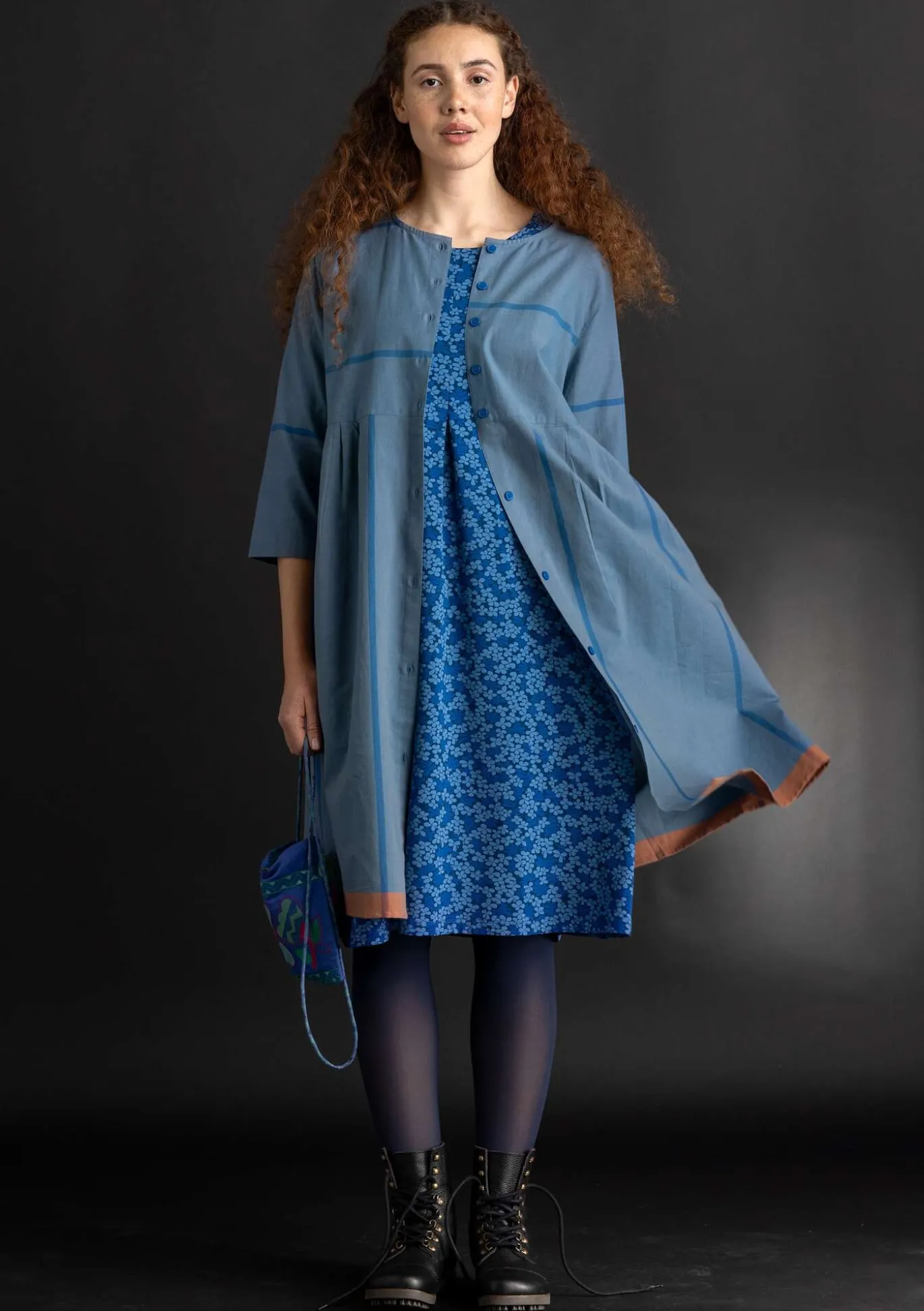 Jerseykleid „Ylva“ aus Bio-Baumwolle/Elasthan