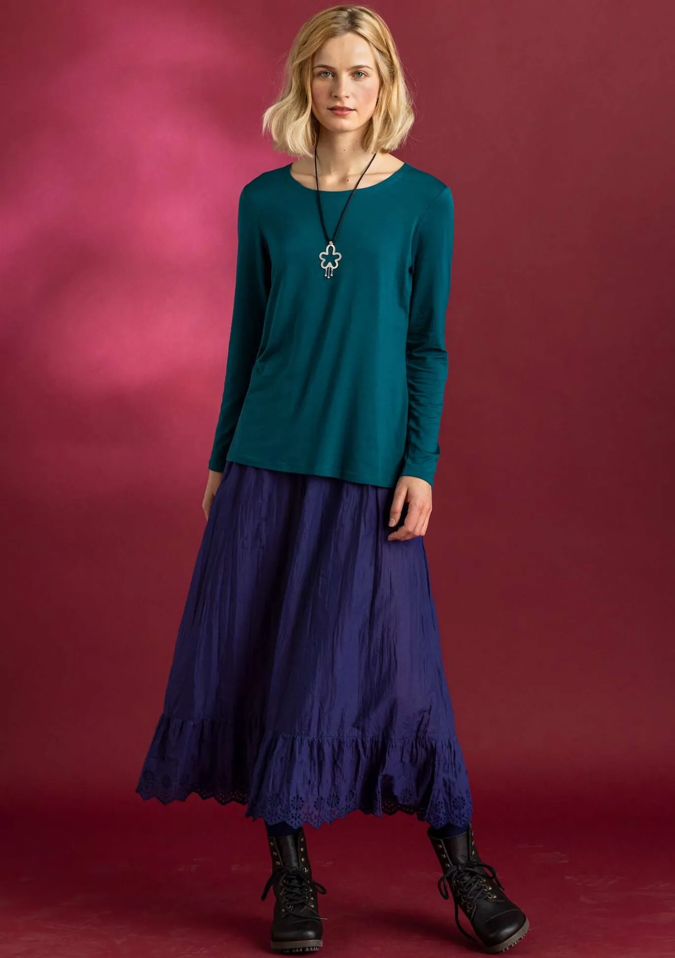 Jerseyshirt „Helga“ aus Lyocell/Elasthan