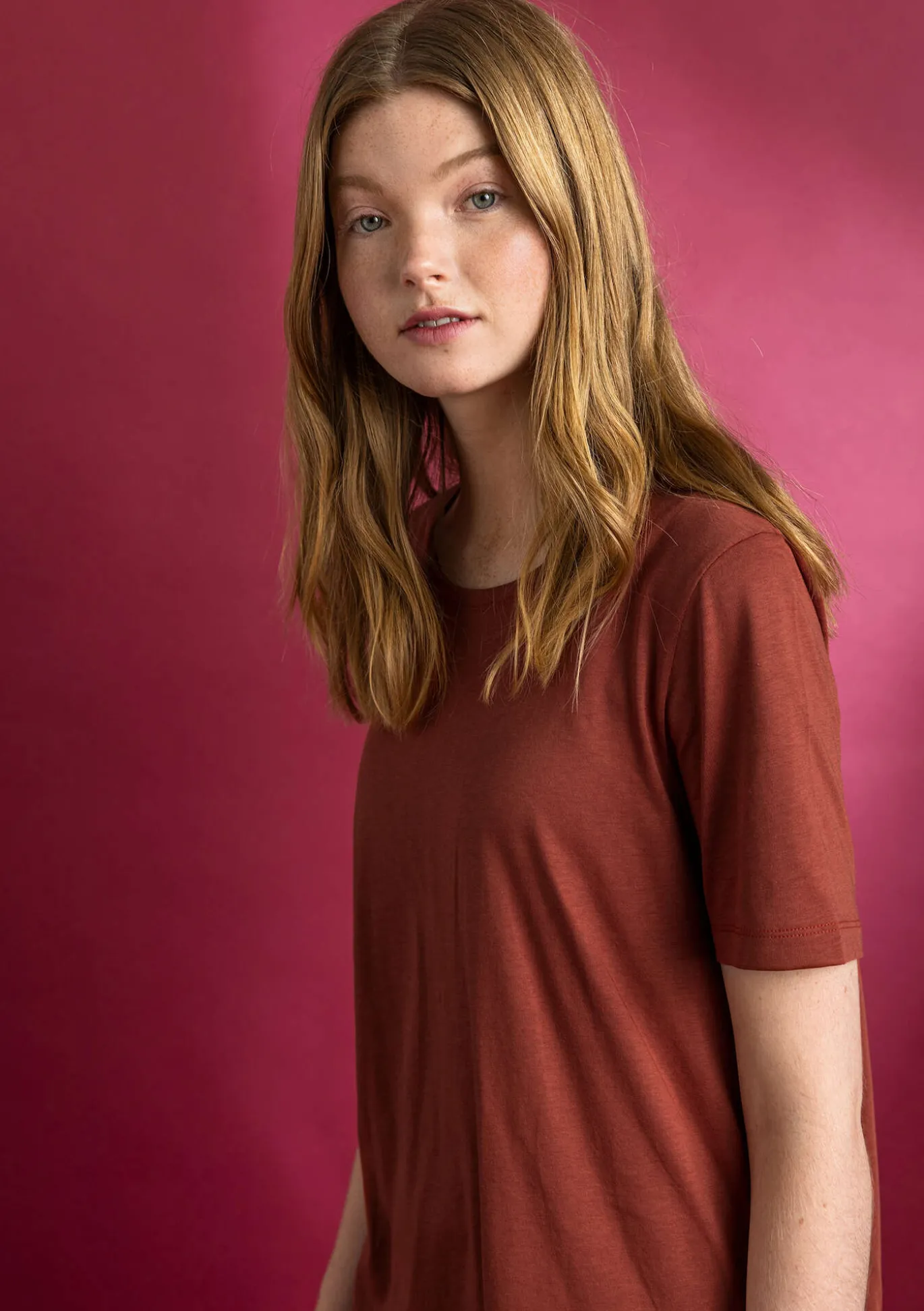 Jerseyshirt „Tyra“ aus Bio-Baumwolle/Modal