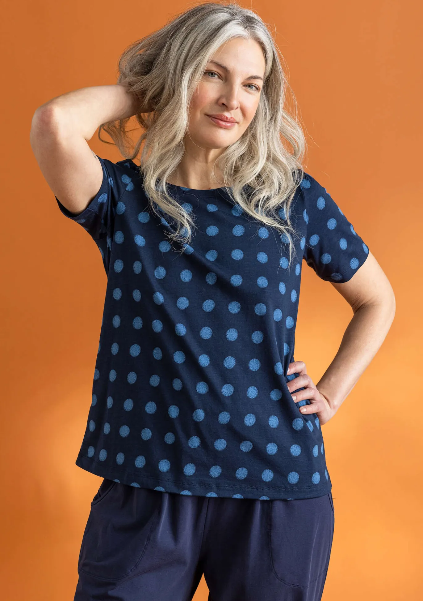 Jerseyshirt „Tyra“ aus Bio-Baumwolle/Modal