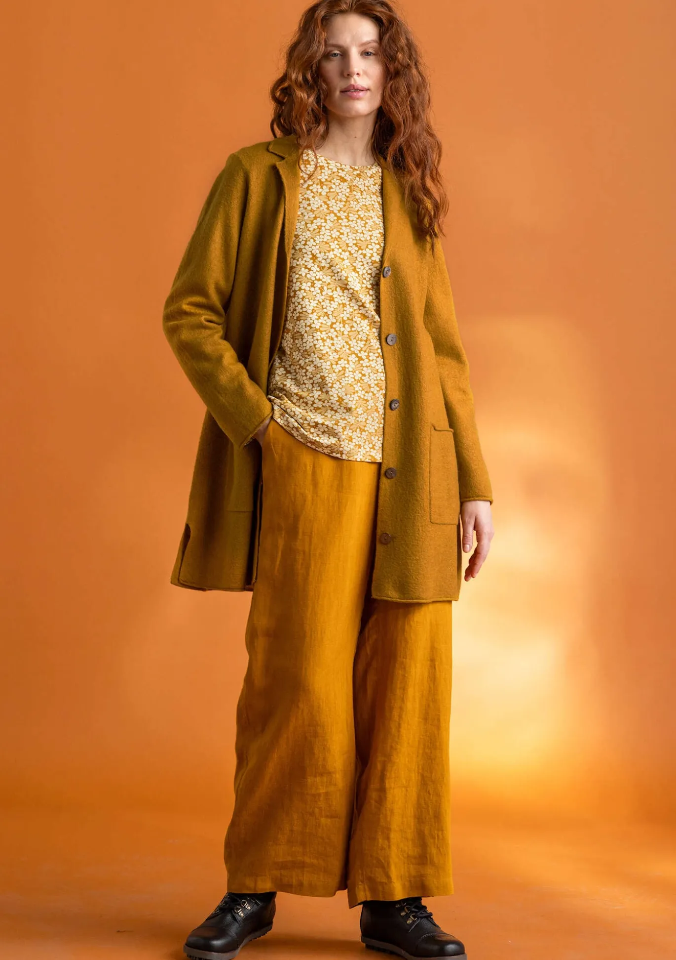 Jerseyshirt „Ylva“ aus Bio-Baumwolle/Elasthan