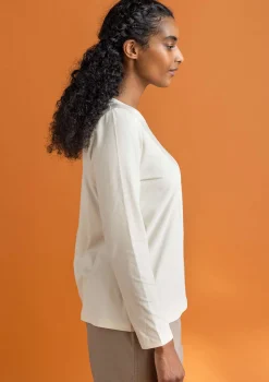 Jerseyshirt „Ylva“ aus Bio-Baumwolle/Elasthan