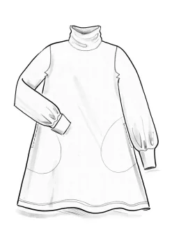 Jerseytunika aus Bio-Baumwolle/Modal/Elasthan