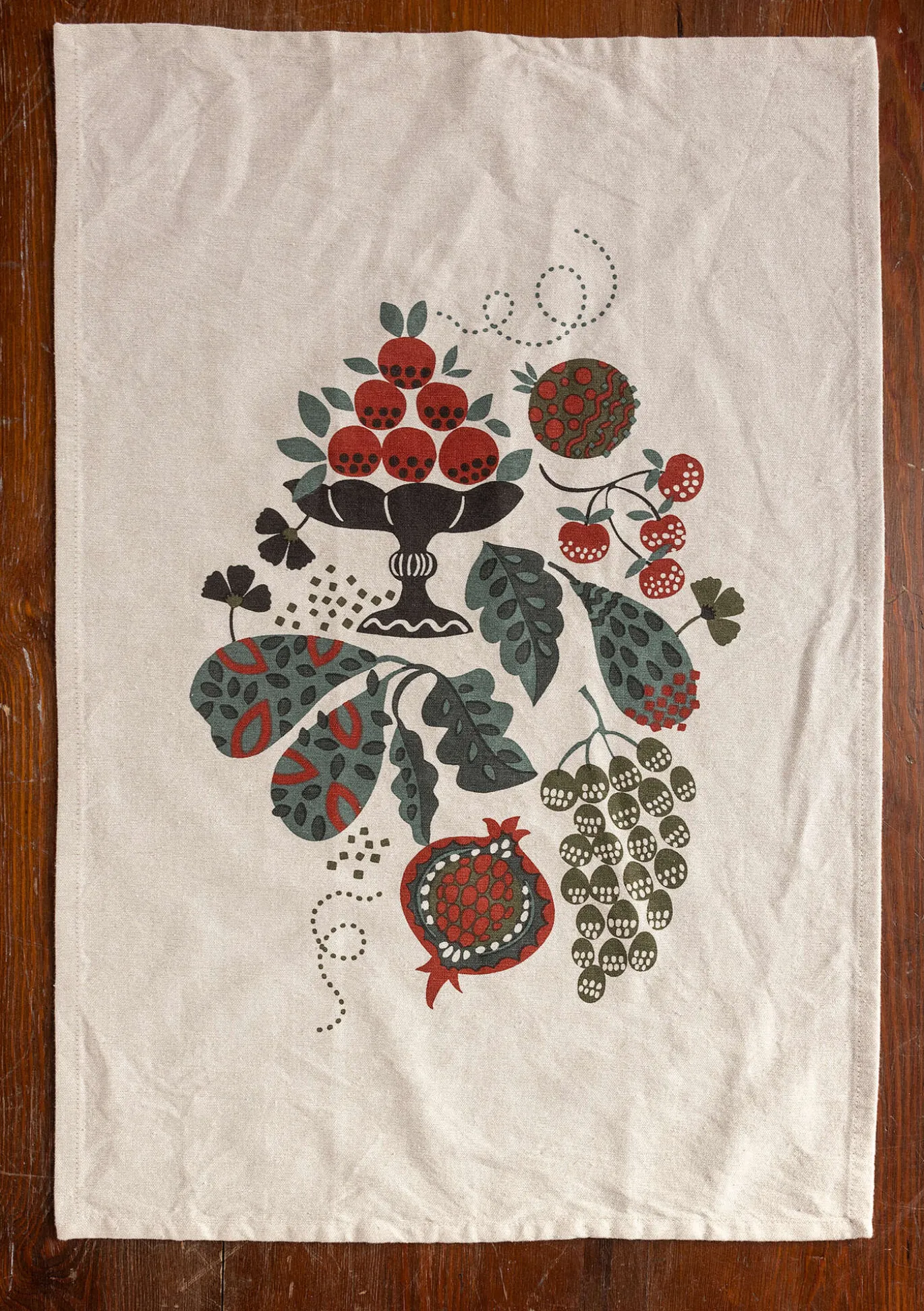 Küchentuch „Fruits“ aus Bio-Baumwolle