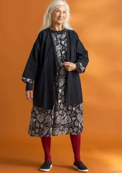 Kimono aus Bio-Baumwolldobby