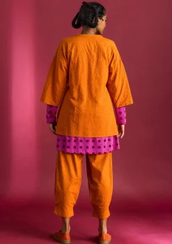 Kimono aus Bio-Baumwolldobby