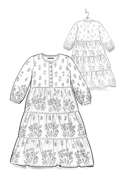 Kleid „Asta“ aus Bio-Baumwollgewebe