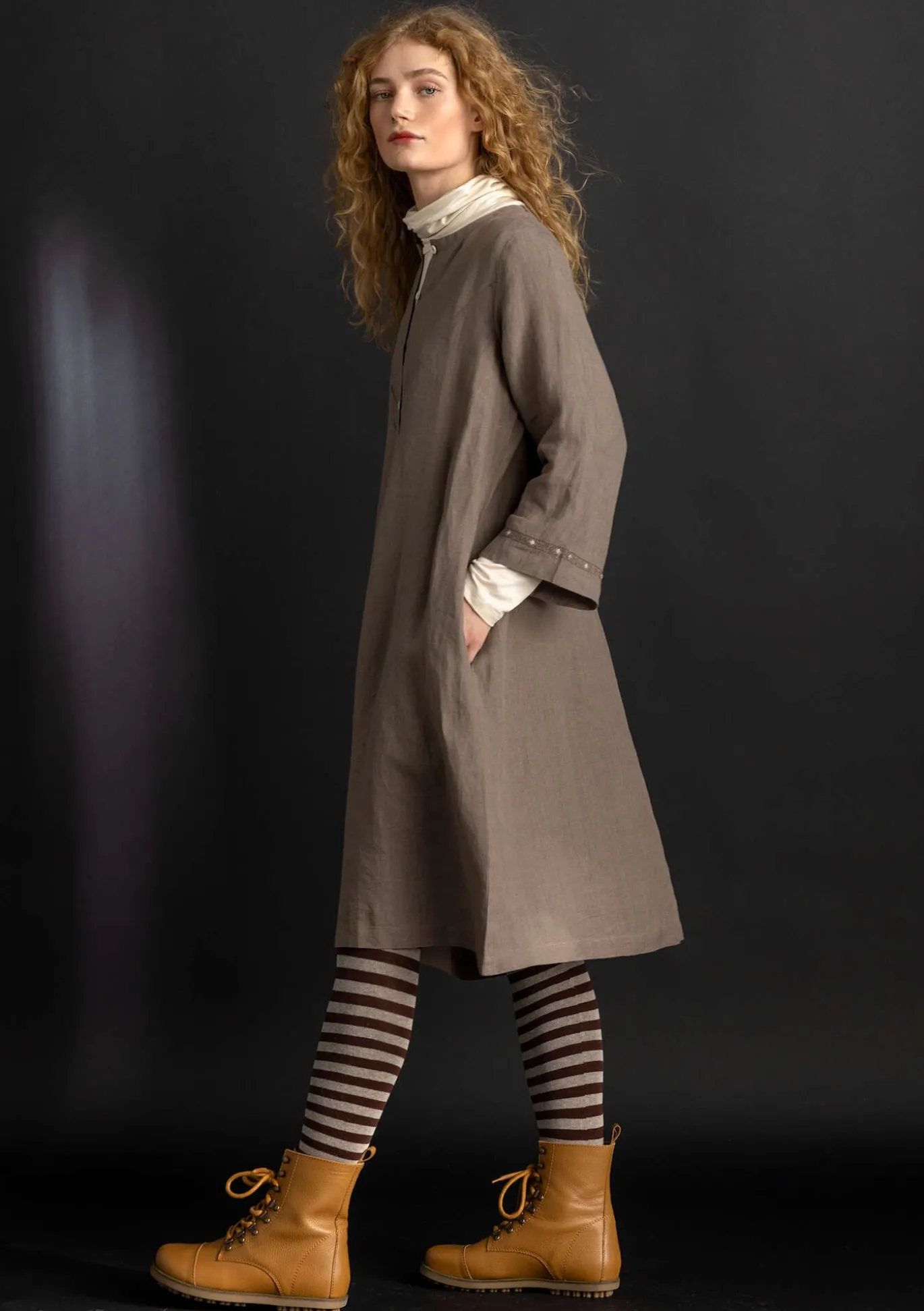 Kleid „Asta“ aus Leinengewebe