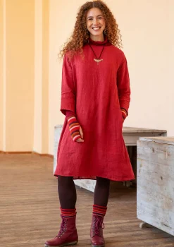 Kleid aus Leinengewebe