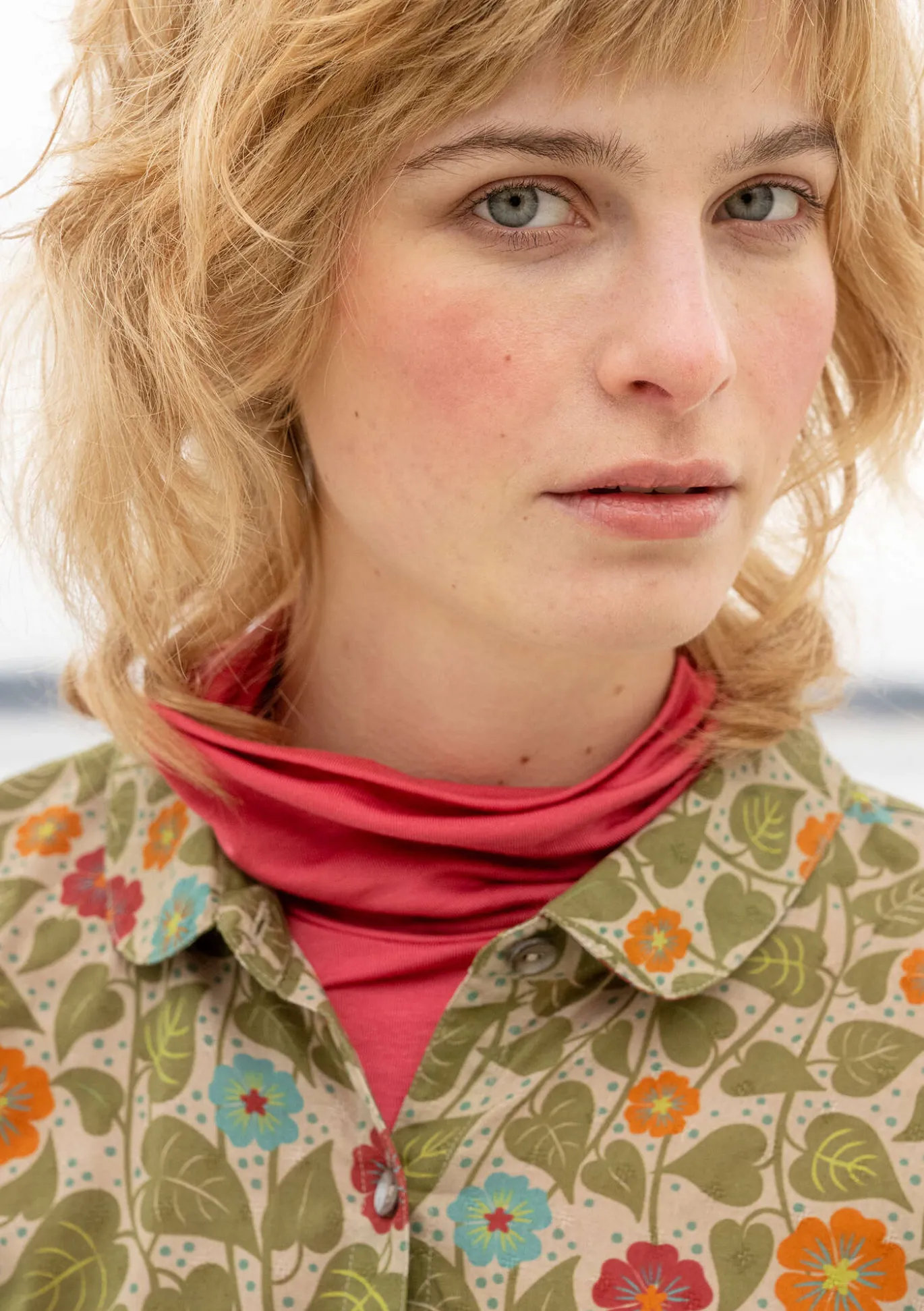 Kleid „Borealis“ aus Bio-Baumwollgewebe