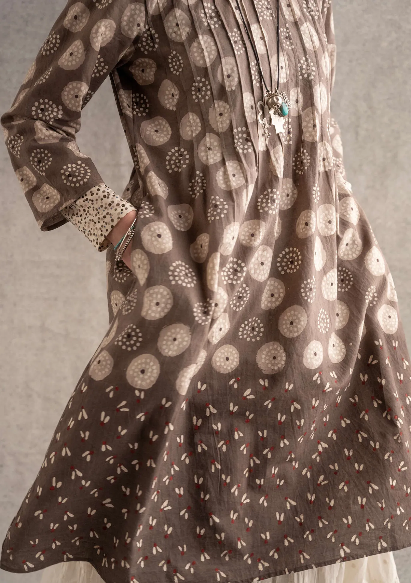 Kleid „Clay“ aus Bio-Baumwollgewebe