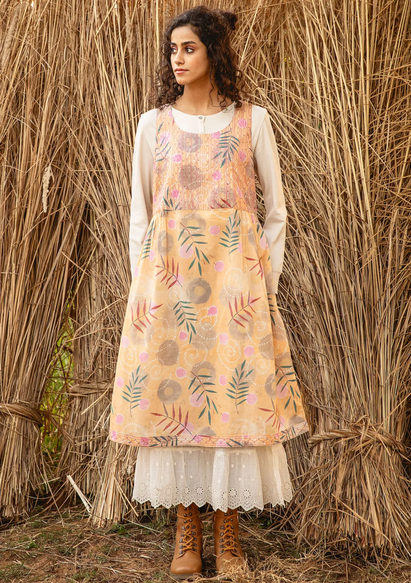 Kleid „Embla“ aus Bio-Baumwollgewebe