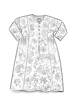Kleid „Hedda“ aus Bio-Baumwollgewebe