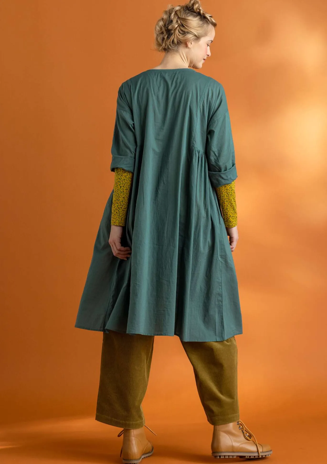 Kleid „Hedda“ aus Bio-Baumwollgewebe