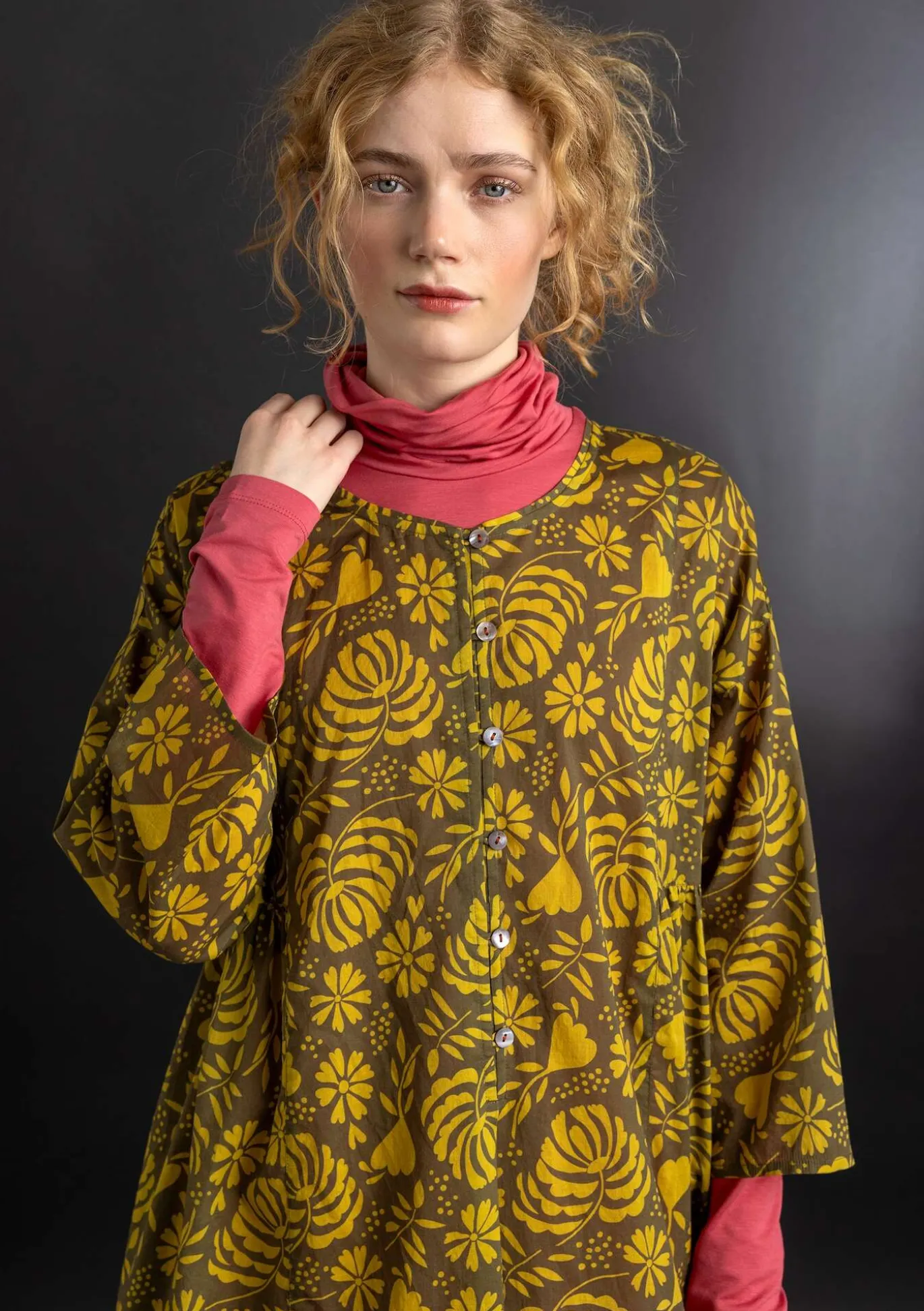 Kleid „Hedda“ aus Bio-Baumwollgewebe