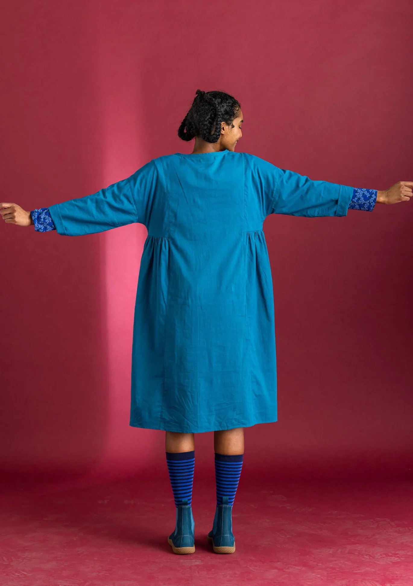 Kleid „Hedda“ aus Bio-Baumwollgewebe