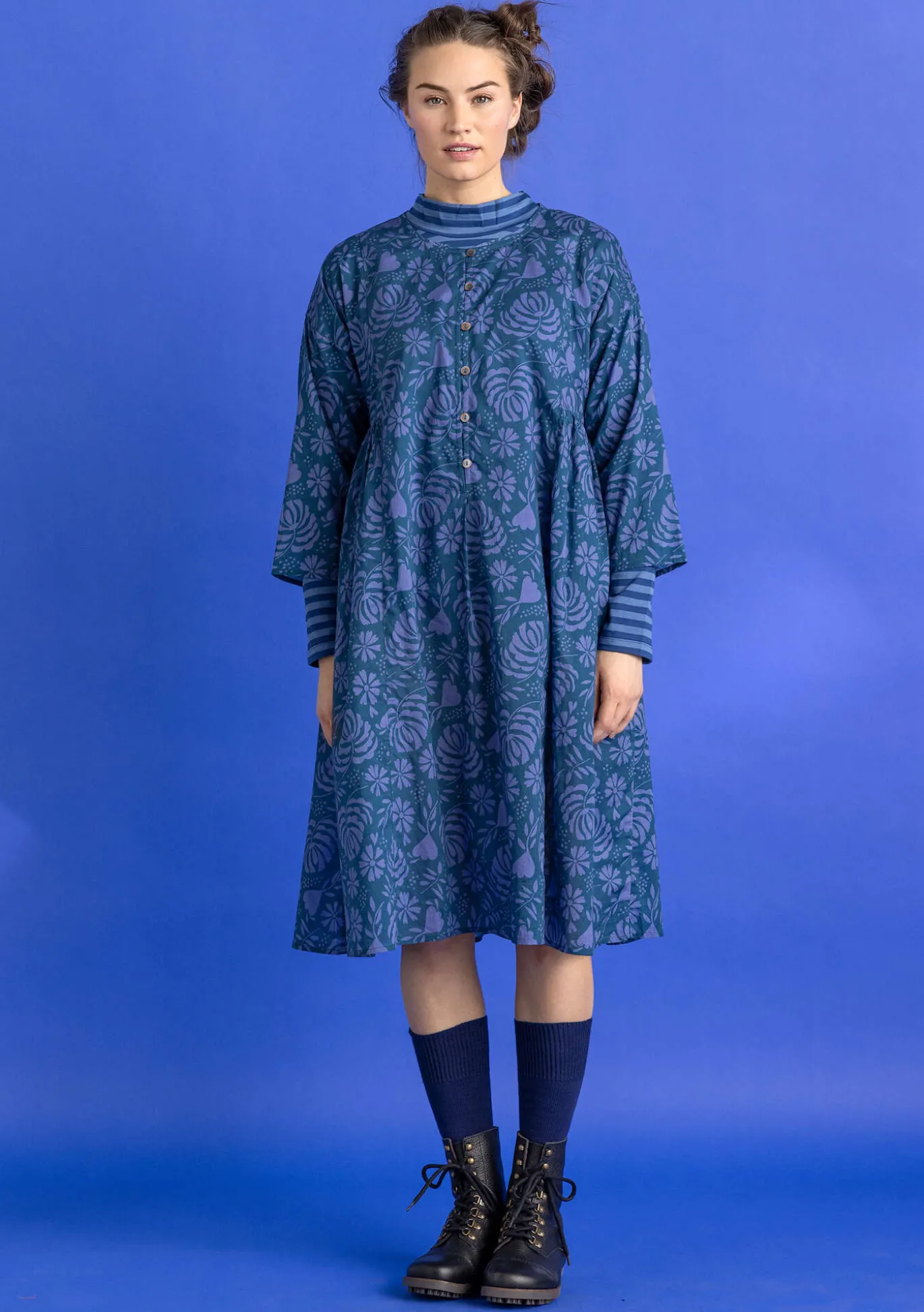 Kleid „Hedda“ aus Bio-Baumwollgewebe