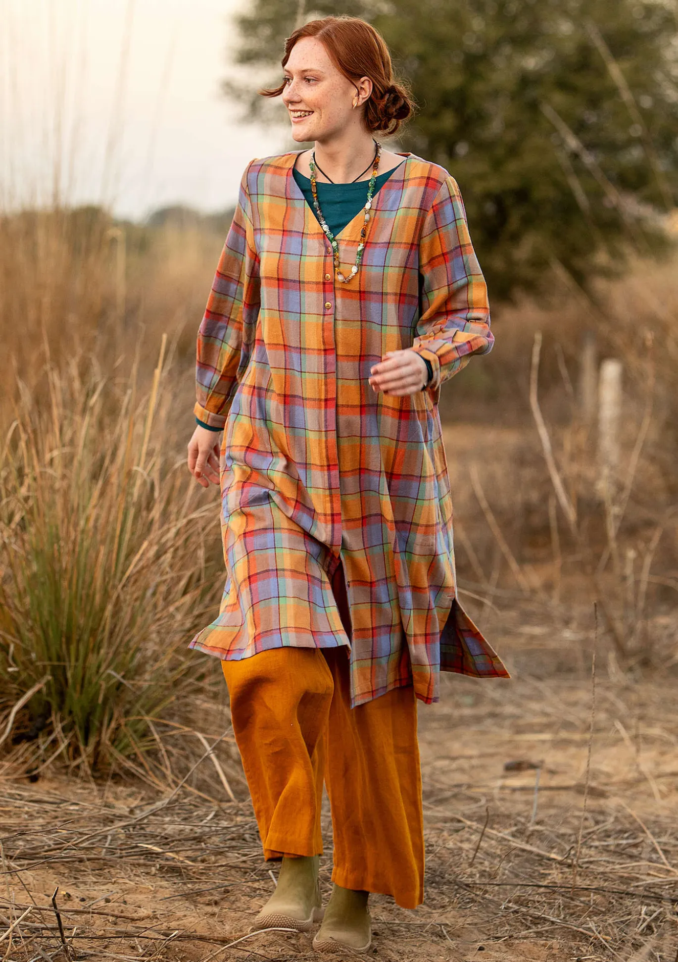 Kleid „Skagen“ aus Bio-Baumwollgewebe